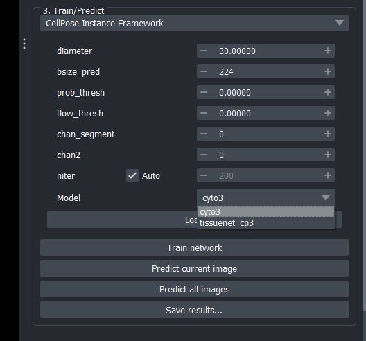 choose builtin model